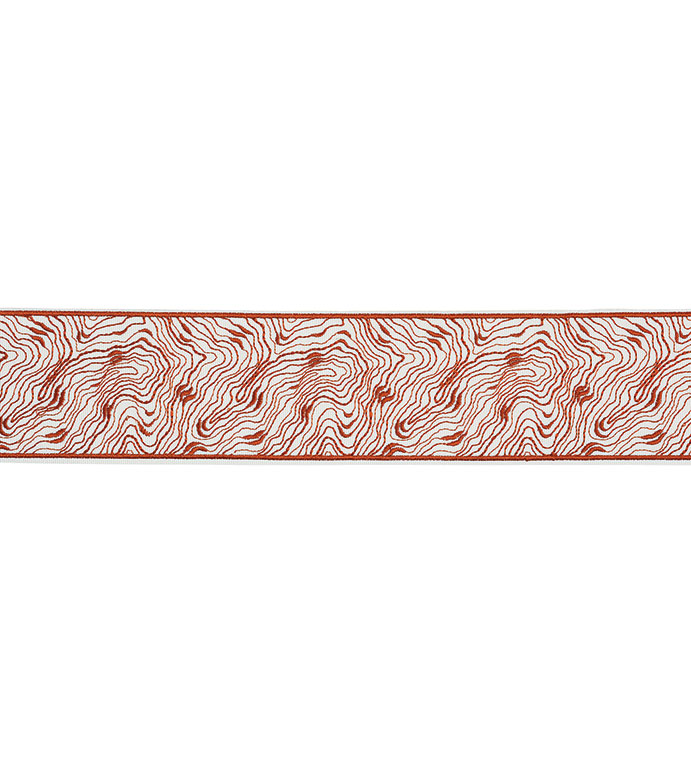 Maxton Red Border Trim