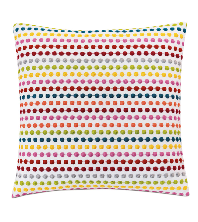 Paloma Embroidered Decorative Pillow