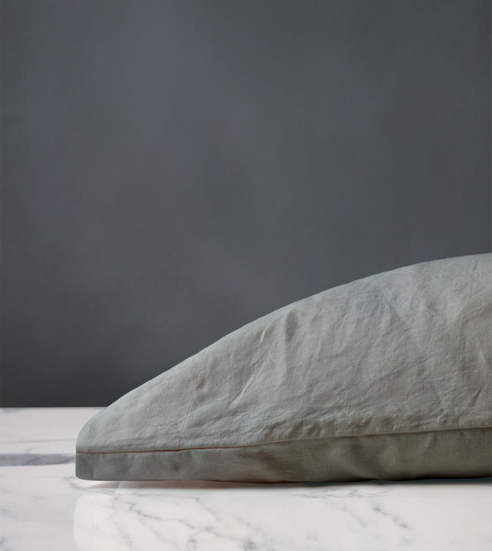 Shiloh Linen Pillowcase in Cement