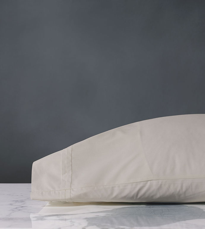 Vail Percale Pillowcase In Bisque