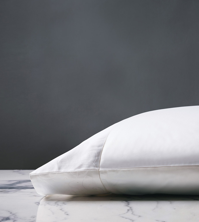 Ornato White Pillowcase