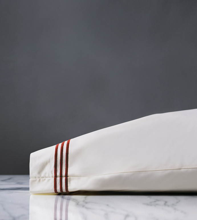 Tessa Ivory/Shiraz Pillowcase