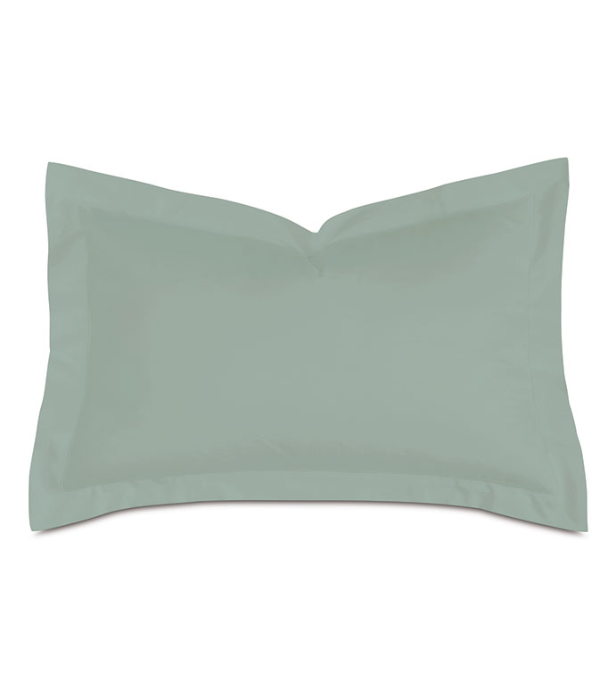 Deluca Sateen Queen Sham in Sea