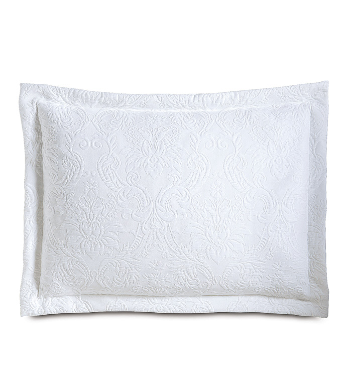 Sandrine White Queen Sham