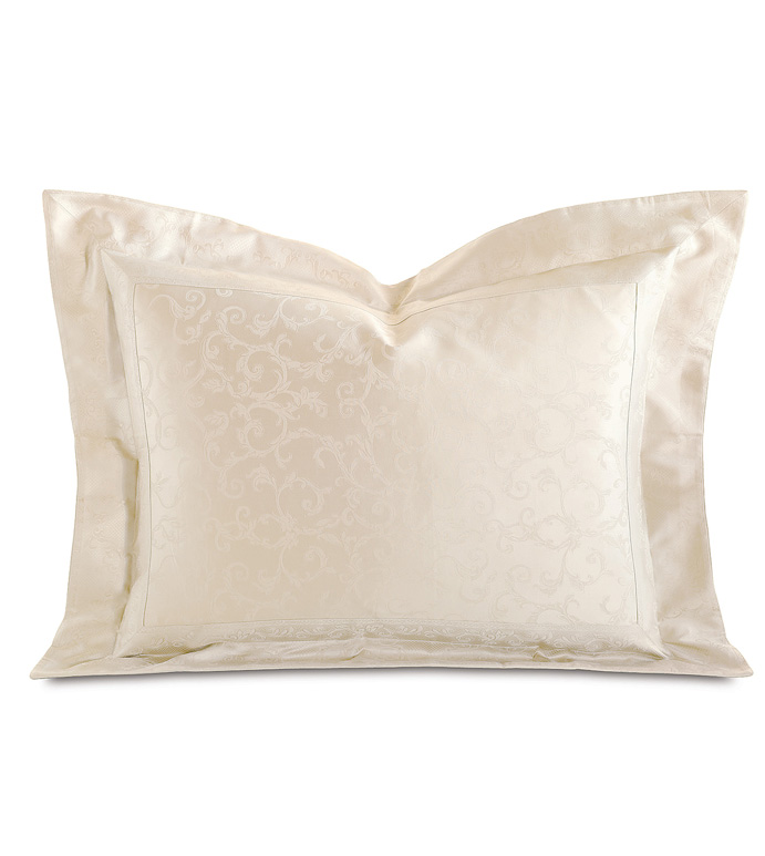 Palazzo Ecru Queen Sham
