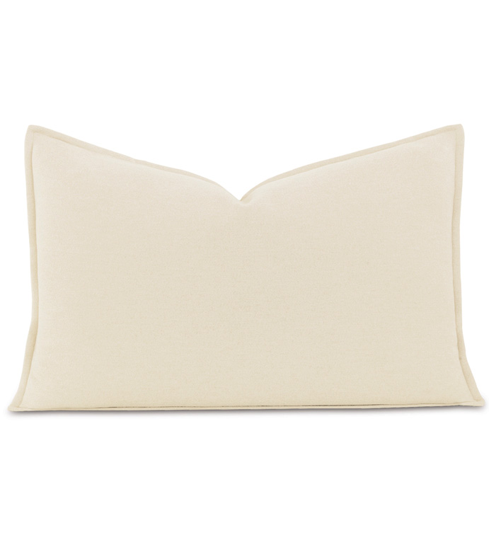 Brera Flannel Queen Sham In Ivory