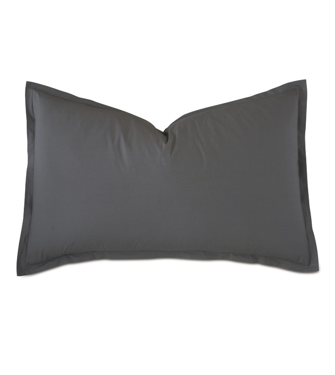 Vail Percale Queen Sham In Slate