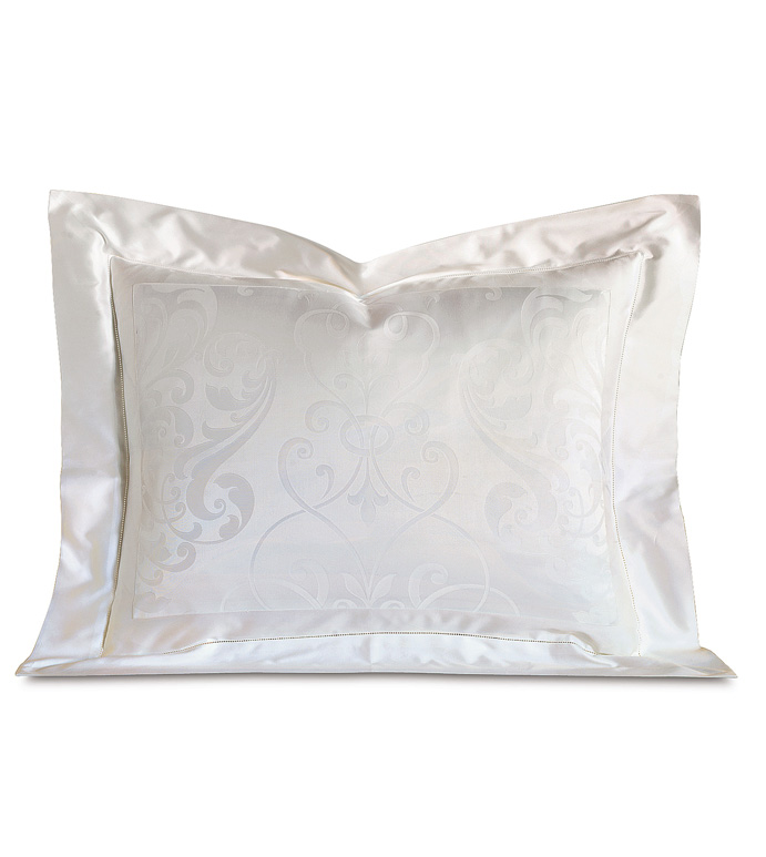 Ornato White Queen Sham