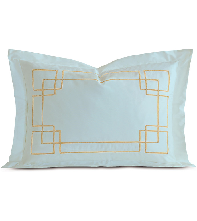 Grafico Azure/Sable Queen Sham