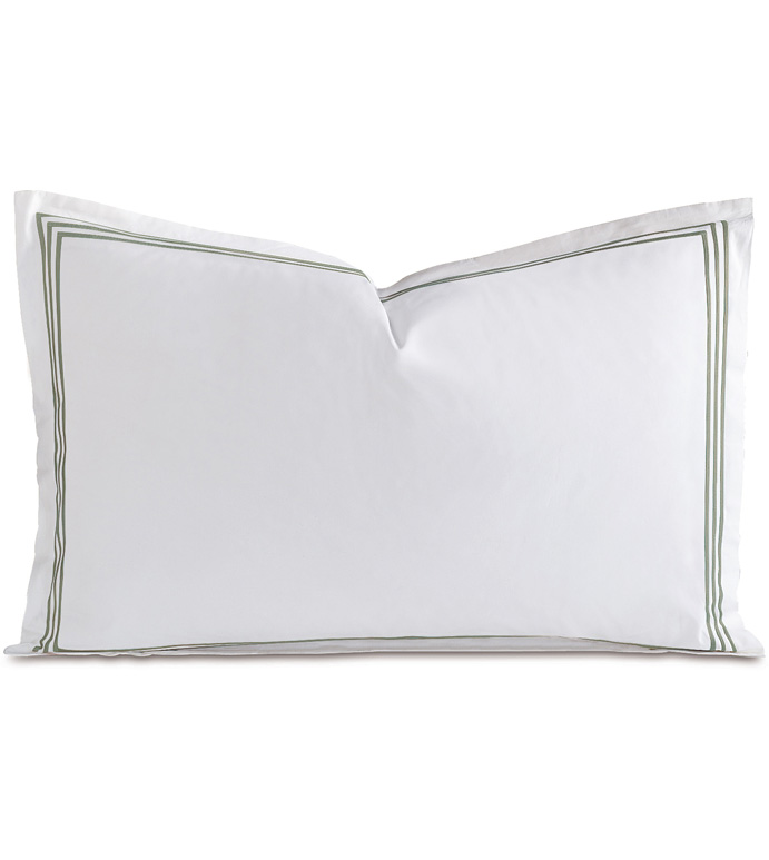 Tessa White/Oliva Queen Sham