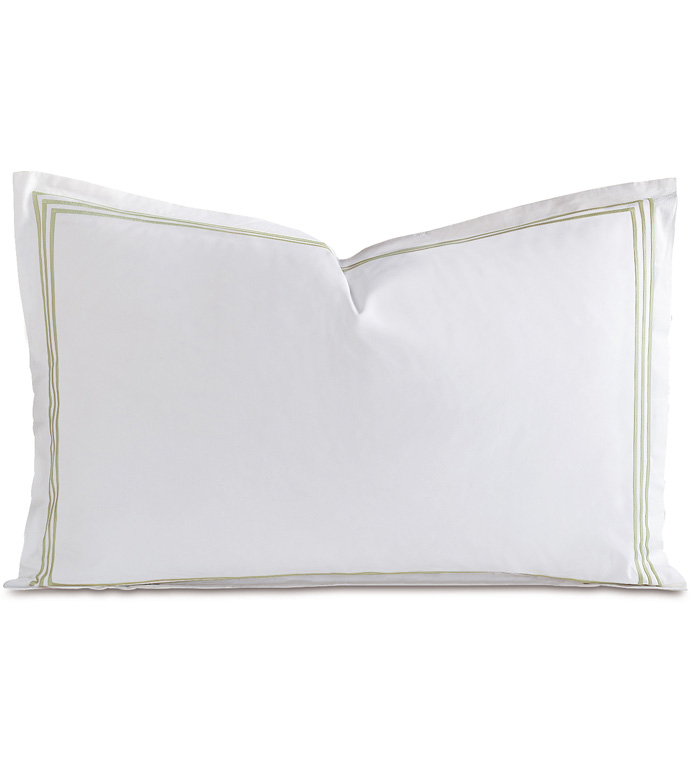 Tessa White/Pear Queen Sham