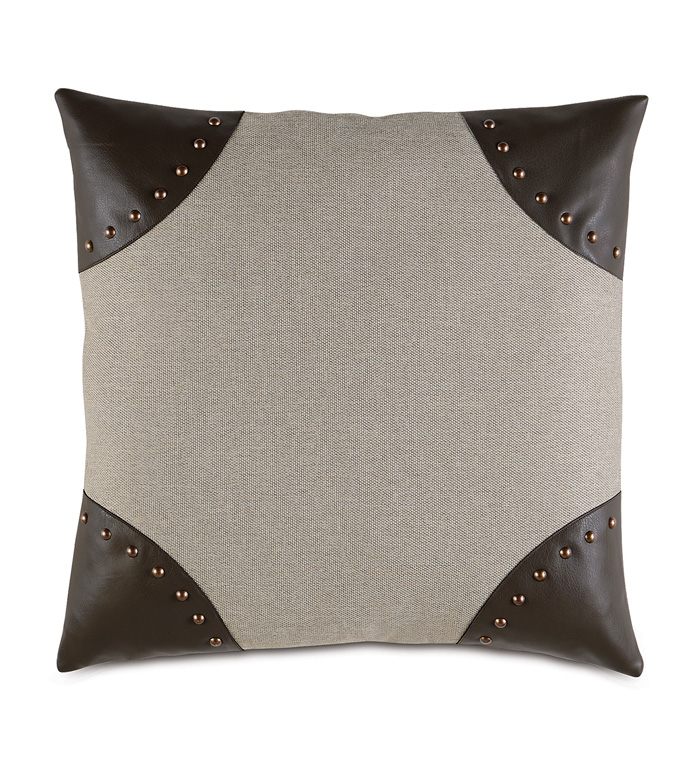 Faux leather decorative pillows sale