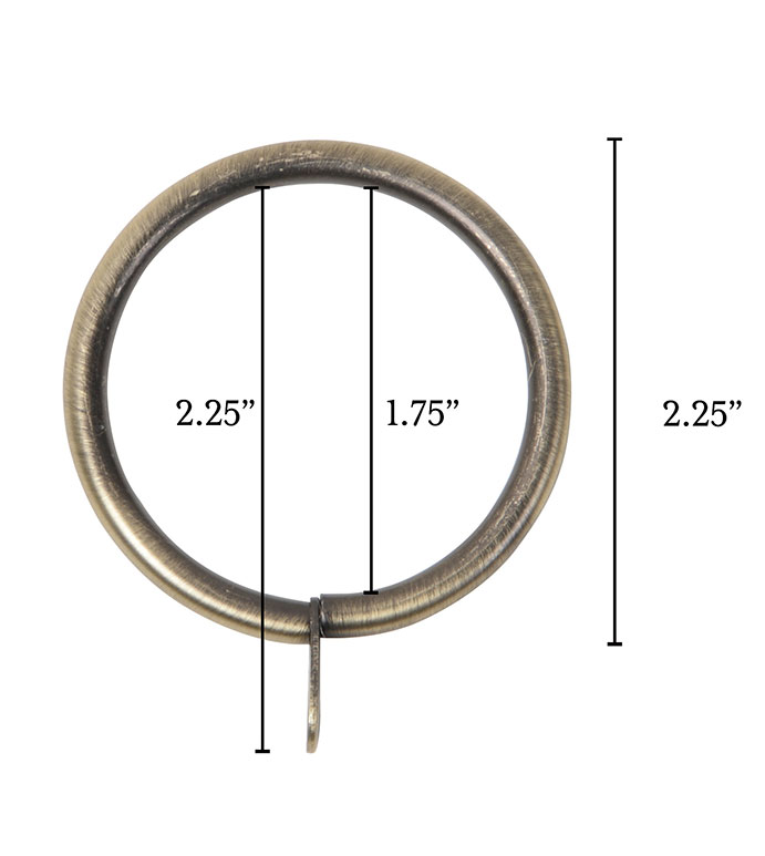 Metallo Brushed Brass Standard Ring