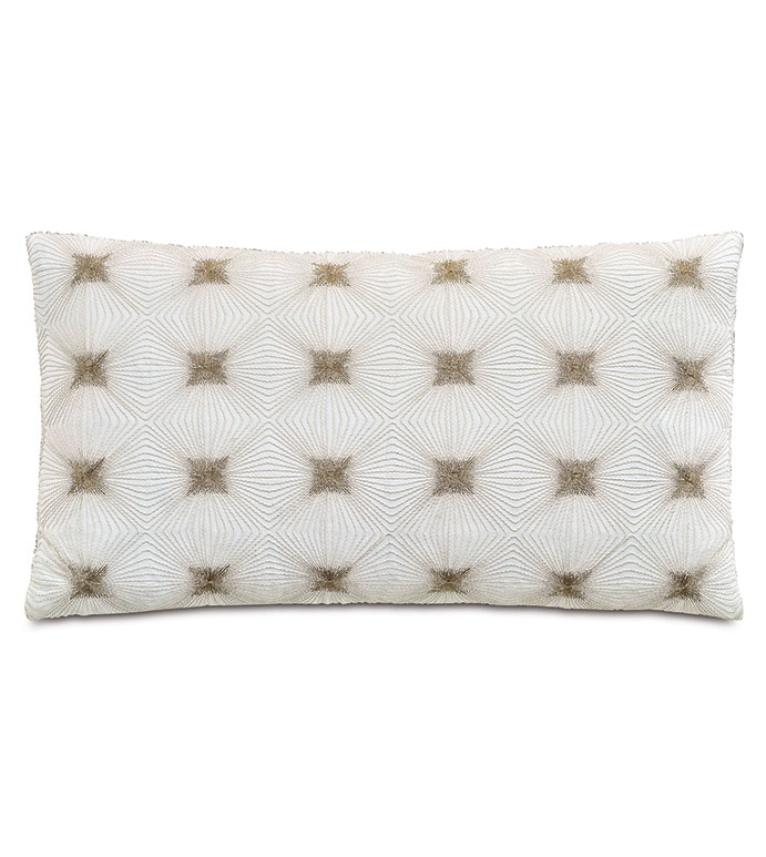 ROMILLY EMBROIDERED DECORATIVE PILLOW