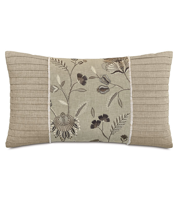 ROSECLIFF PLEATED DECORATIVE PILLOW