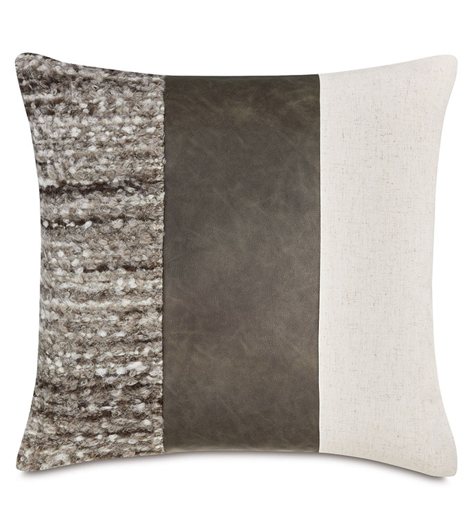 RIVER PIECED DECORATIVE PILLOW