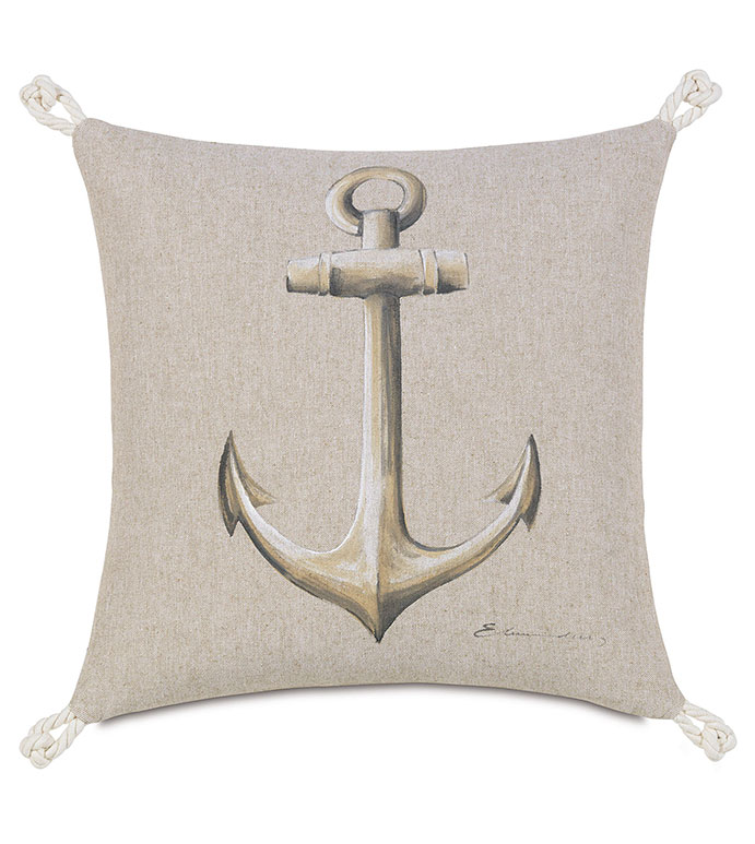 Hand-Painted Anchor