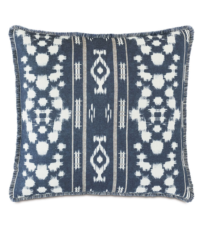 Saya Ikat Decorative Pillow