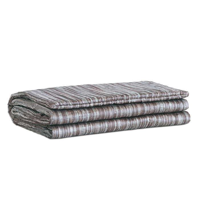 Horta Pewter Bed Scarf