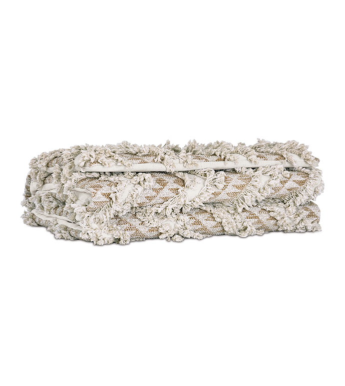 SPERRIN FRINGE BED SCARF