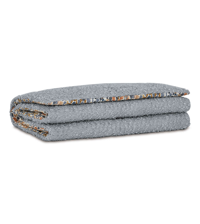 ROONEY REVERSIBLE BED SCARF IN FROST