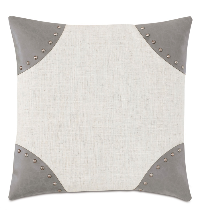 Safford Nailhead Decorative Pillow