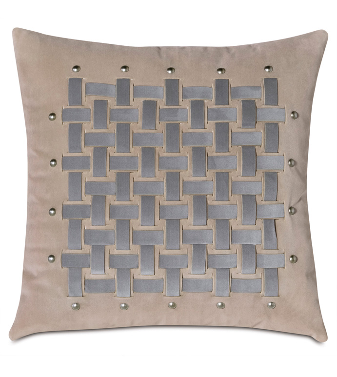 Safford Basketweave Decorative Pillow