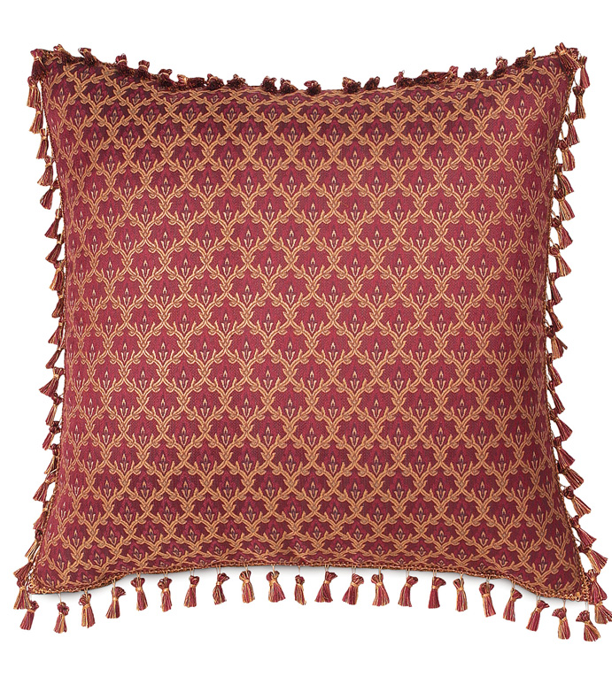 Hoxie Cherry With Tassel Trim