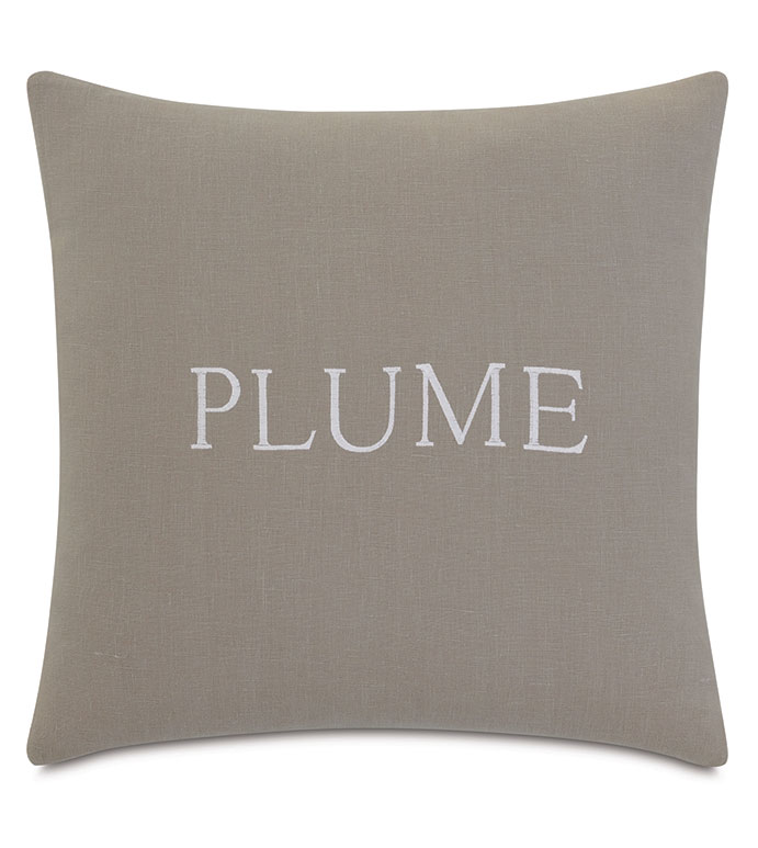 Plume Feather Pillow Sample