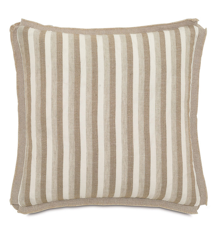 Linum Natural With Butterfly Pleats