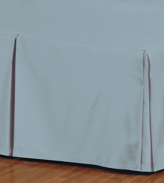 Fresco Classic Azure Pleated Bed Skirt