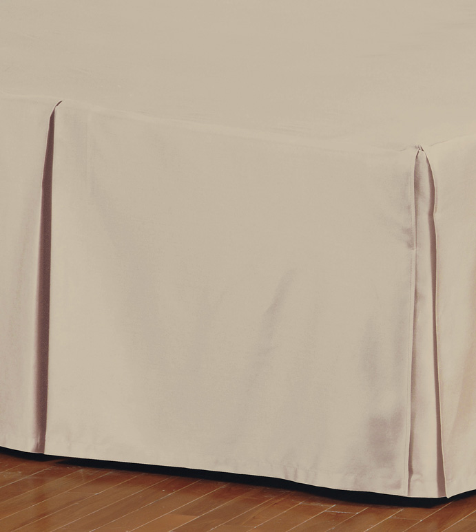Fresco Classic Sable Pleated Bed Skirt