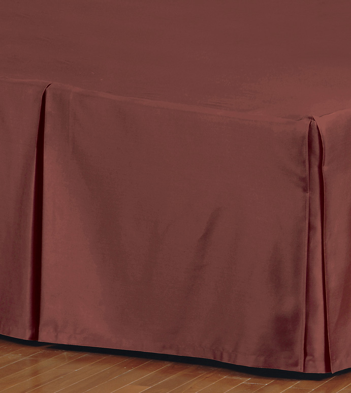Fresco Classic Shiraz Pleated Bed Skirt
