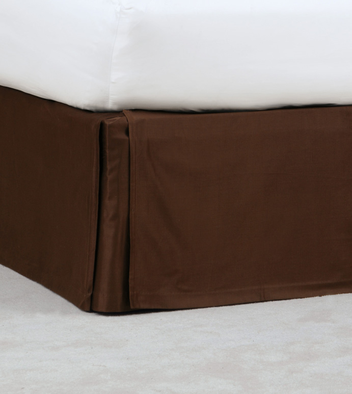 Shantung Chocolate Skirt