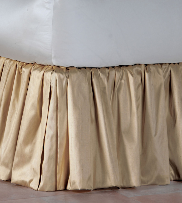 Serico Gold Skirt Ruffled