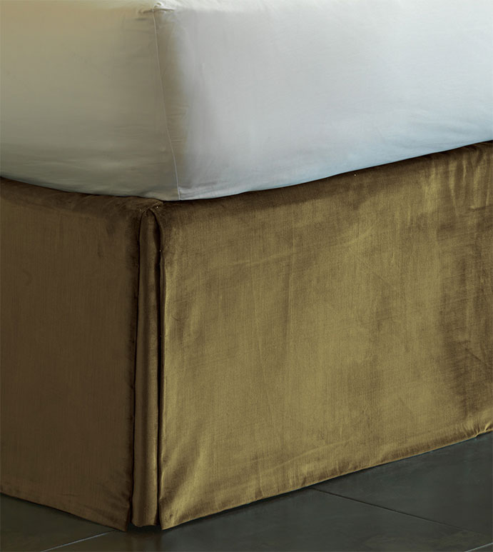 Lucerne Olive Skirt Pleated