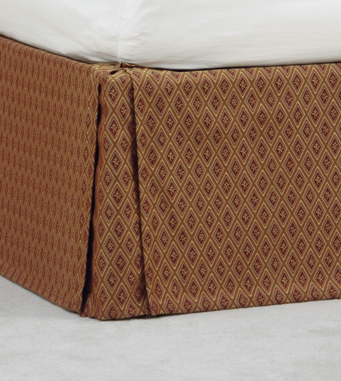 Medici: Gozzoli Wine Bed Skirt