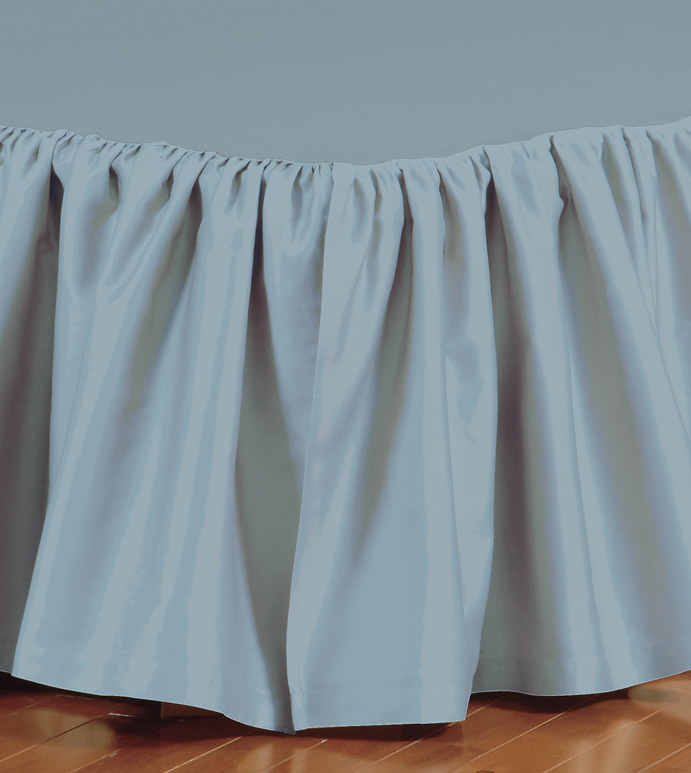Fresco Classic Azure Ruffled Bed Skirt
