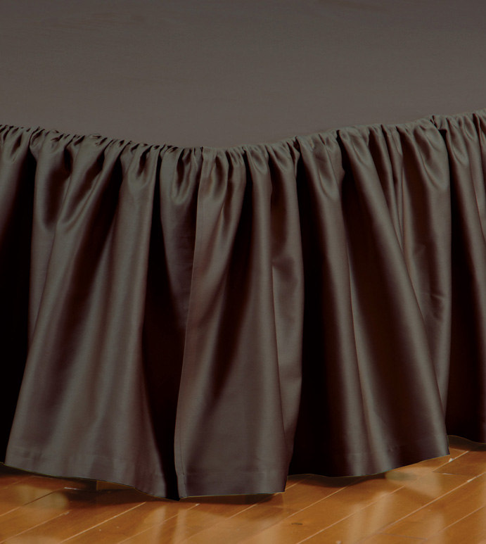 Fresco Classic Walnut Ruffled Bed Skirt
