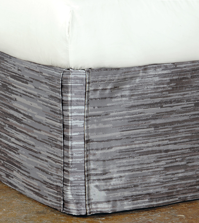 Horta Pewter Bed Skirt