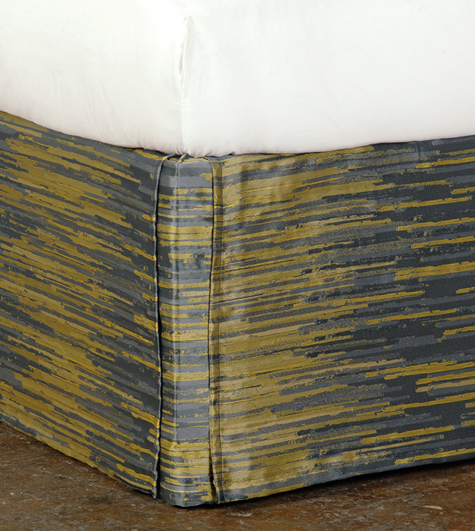 Horta Olive Bed Skirt