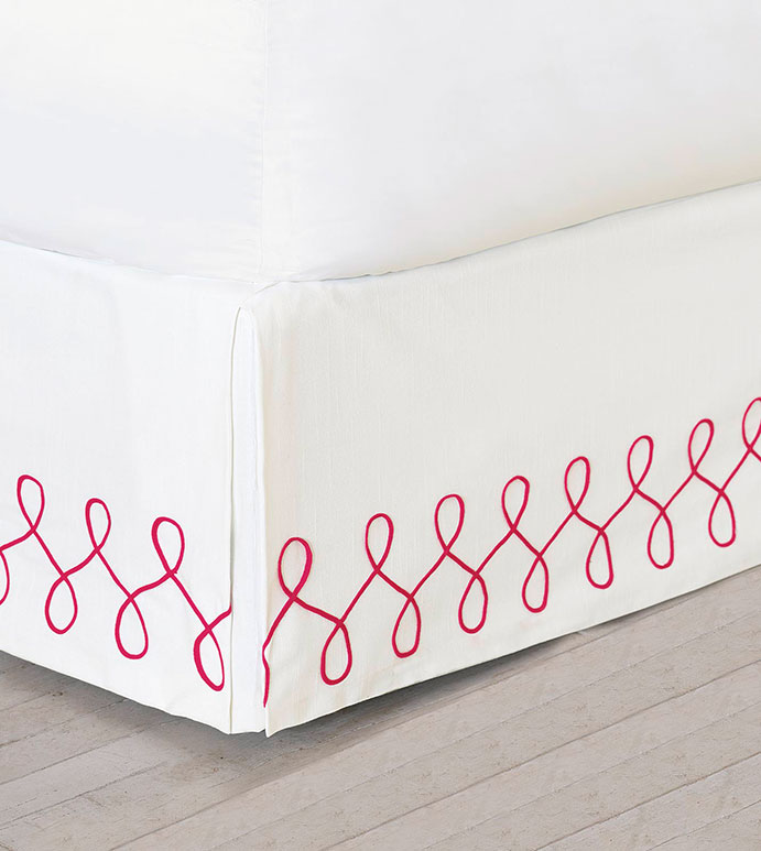 Baldwin White Bed Skirt