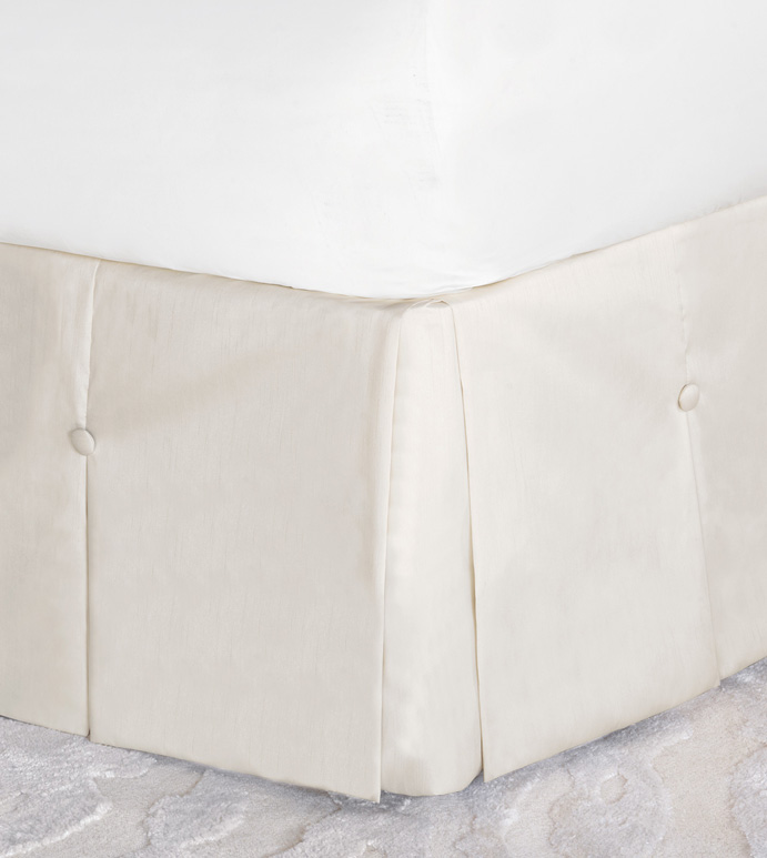 Edris Ivory Bed Skirt