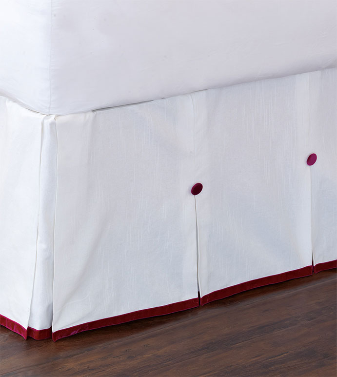 Baldwin White Bed Skirt