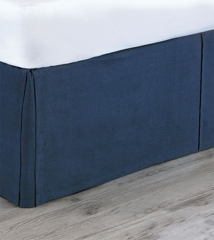 Breeze Indigo Bed Skirt
