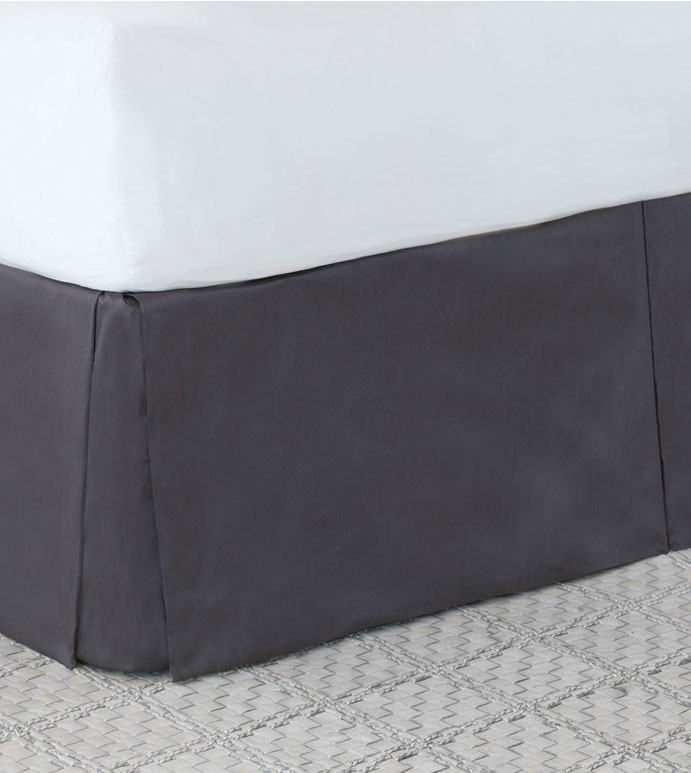 Edris Charcoal Bed Skirt