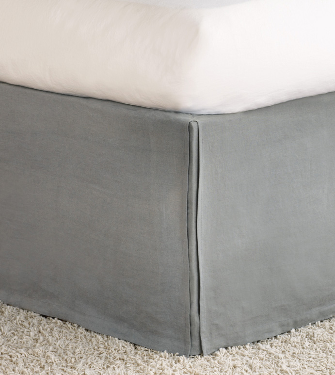 Shiloh Cement Pleated Bed Skirt