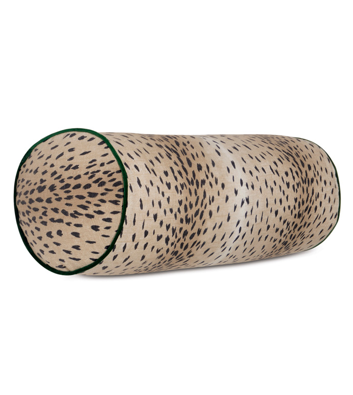 Sloane Leopard Print Bolster