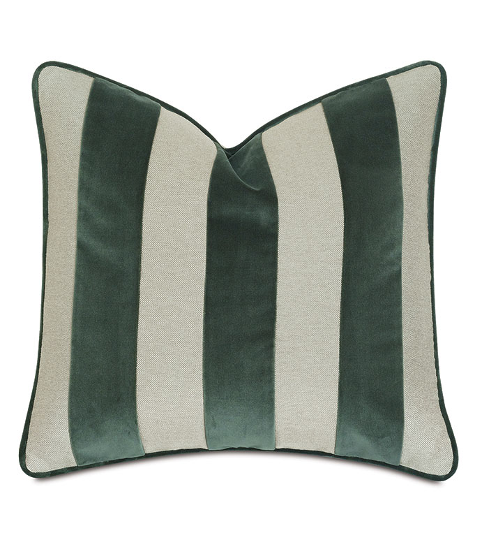 Steeplechaser Striped Decorative Pillow