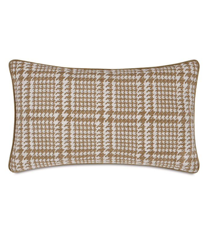 SPERRIN HOUNDSTOOTH DECORATIVE PILLOW